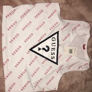 Guess crop top no sleeves